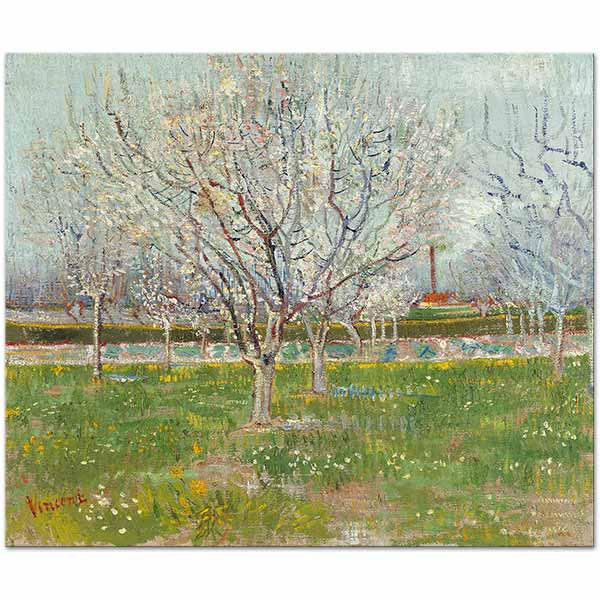 Vincent van Gogh Orchard in Blossom Art Print