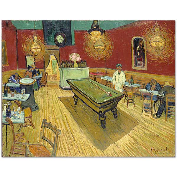 Vincent van Gogh Gece Kahvesi Kanvas Tablo