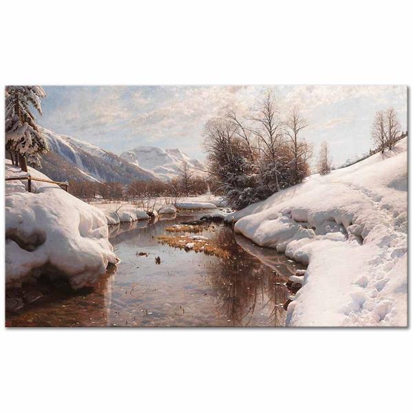 winter-sun-in-engadin-by-peder