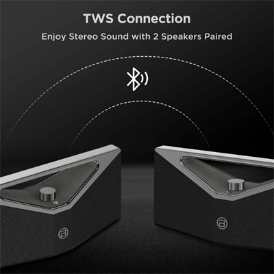BUGANI Brief Pro Şarjlı Bluetooth Hoparlör Black/Silver