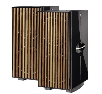 REL 212 Black Label Subwoofer siyah Grill ile gelir