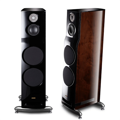 USHER ML-802 HIGH GLOSS MACASSAR EBONY Kule Hoparlör