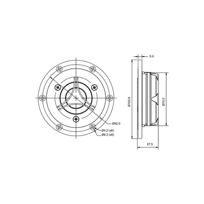SB Acoustics TW29BN-B-8 Satori Beryllium Tweeter