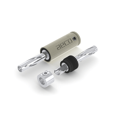 AECO ABP 1111S Silver Banana Plug 4 Adet Fiyatıdır