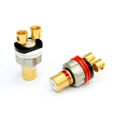 AECO ARJ 4045G Gold  RCA JACK Konnektör 2 Adet Fiyatıdır