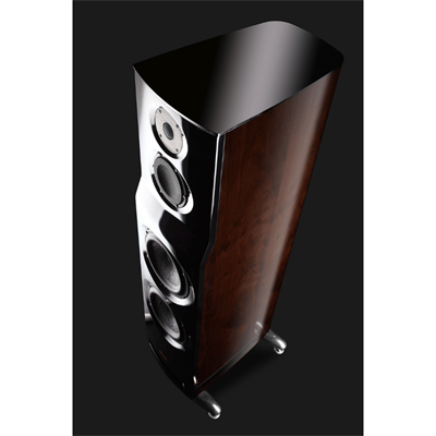 USHER ML-802 HIGH GLOSS MACASSAR EBONY Kule Hoparlör