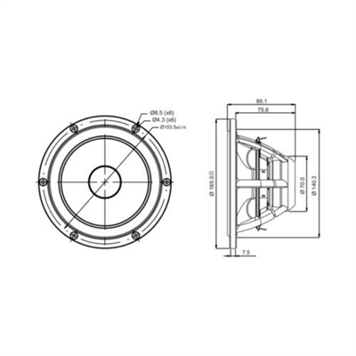 SB Acoustics SATORI MR16P-4 Midrange