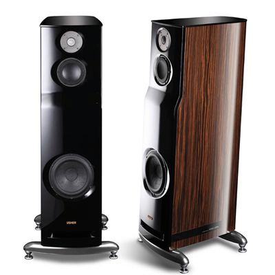 USHER ML-801 HIGH GLOSS MACASSAR EBONY Kule Hoparlör