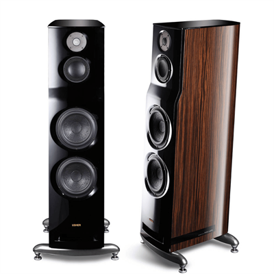 USHER ML-802 HIGH GLOSS MACASSAR EBONY Kule Hoparlör