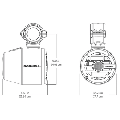 Roswell R 6.5 Marine Tower Antrasit Çift Fiatıdır