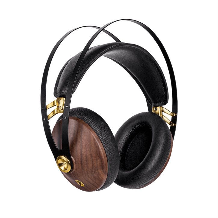 ヘッドホン Meze audio 99 classics Meze Audio 99 CLASSICS Walnut Gold Closed-Back Kulaklık