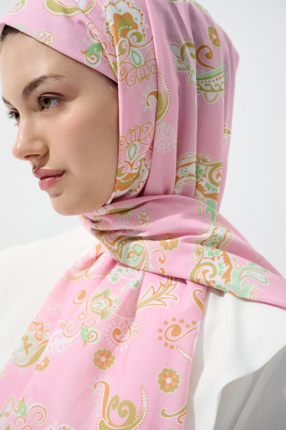 Casa Pamuklu Şal - Pembe