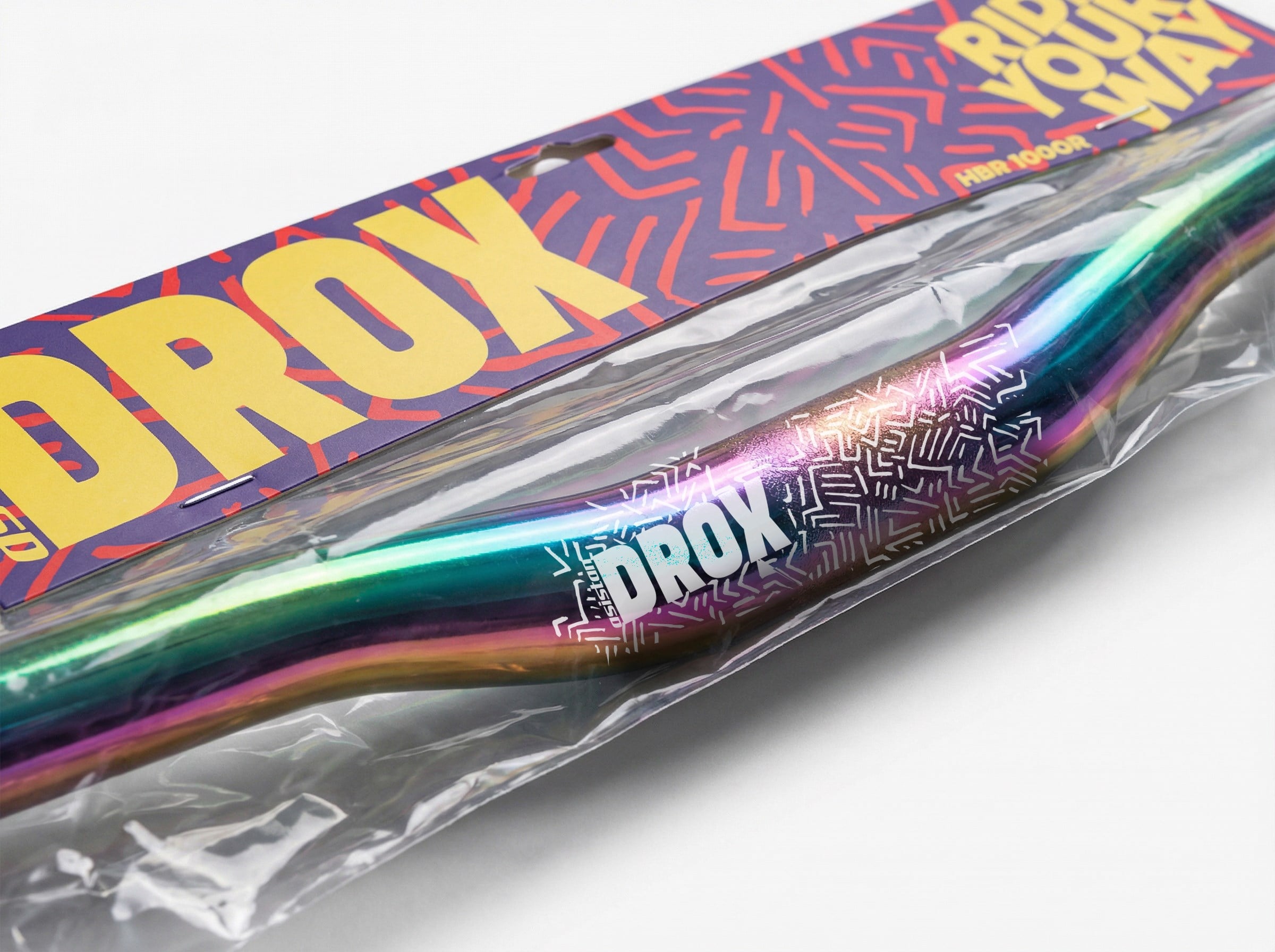 Asistan Drox 78 cm Rainbow Bisiklet Gidonu 31.8 mm | Alüminyum MTB Riser Gidon