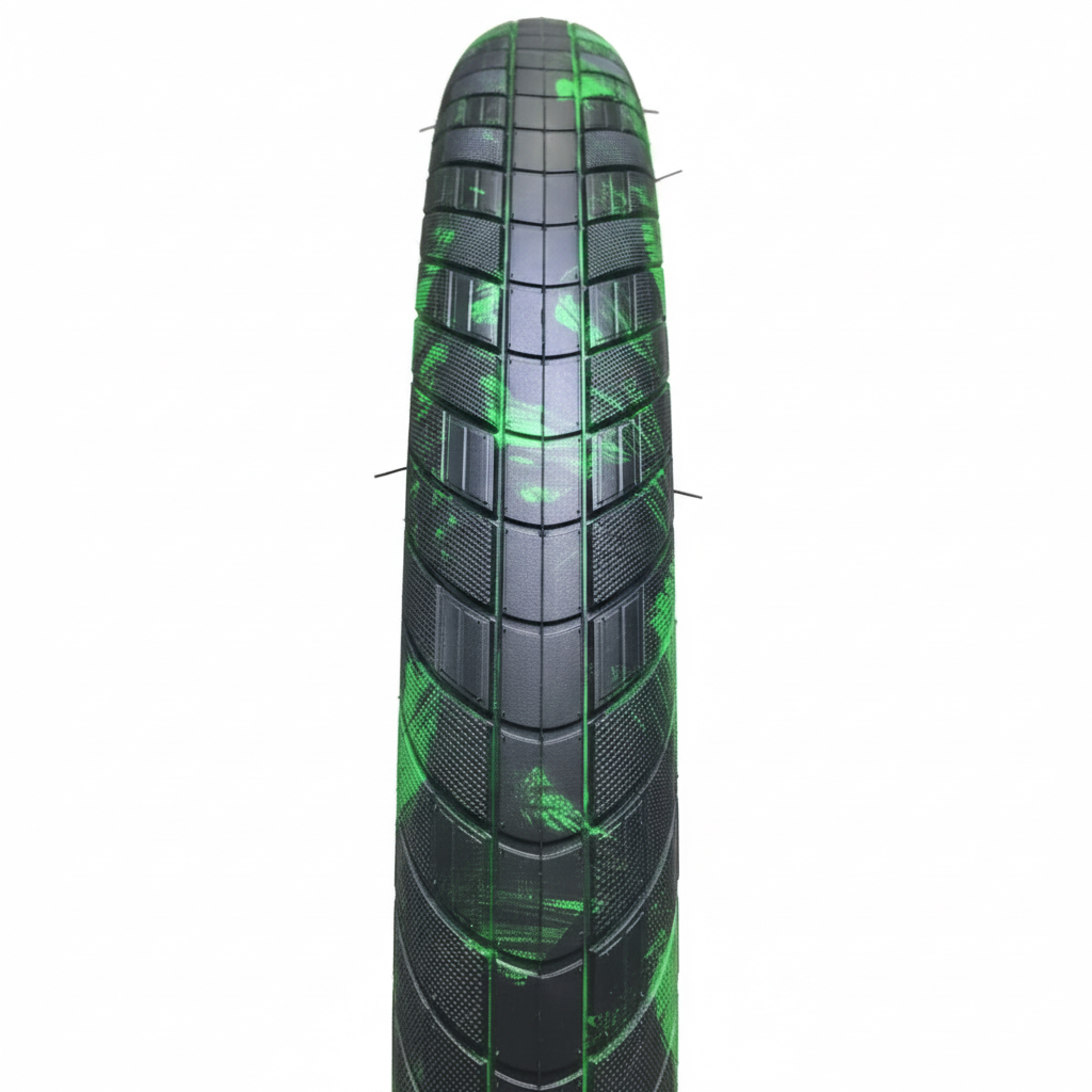 Asistan Drox DJ26M 26x2.40 MTB Dış Lastik Siyah Yeşil | Yüksek Yol Tutuş