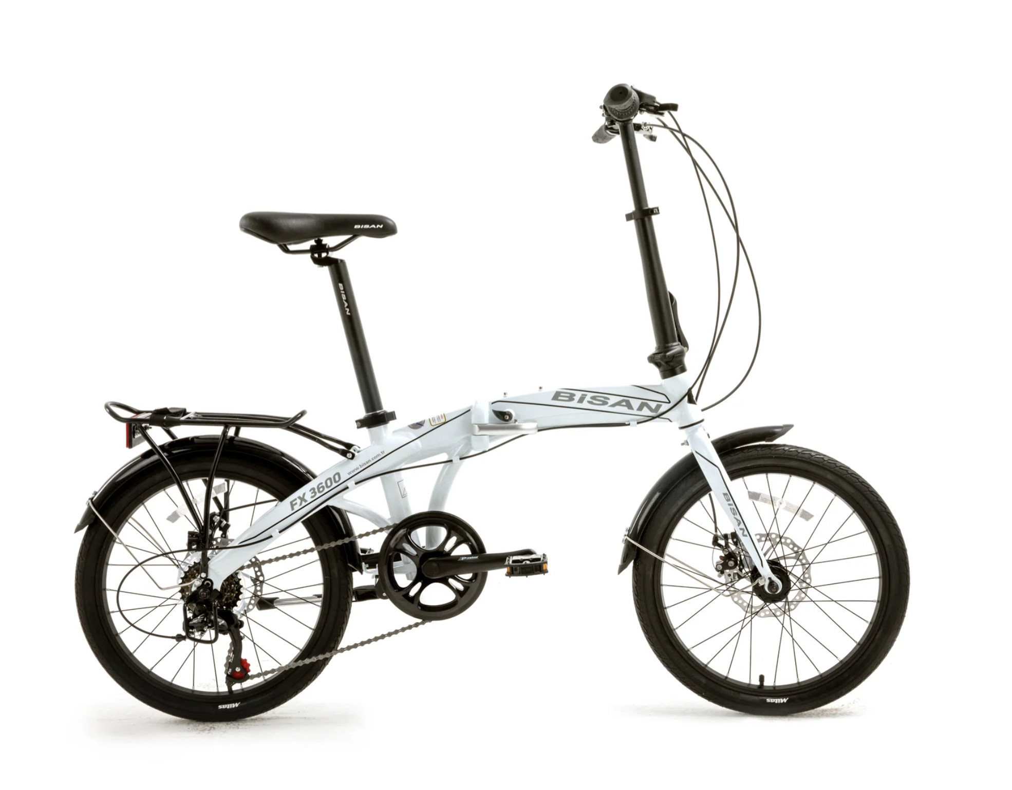 Bisan FX 3600 6S 20″ Katlanır Bisiklet | Shimano 1×6 Vites & Mekanik Disk Fren