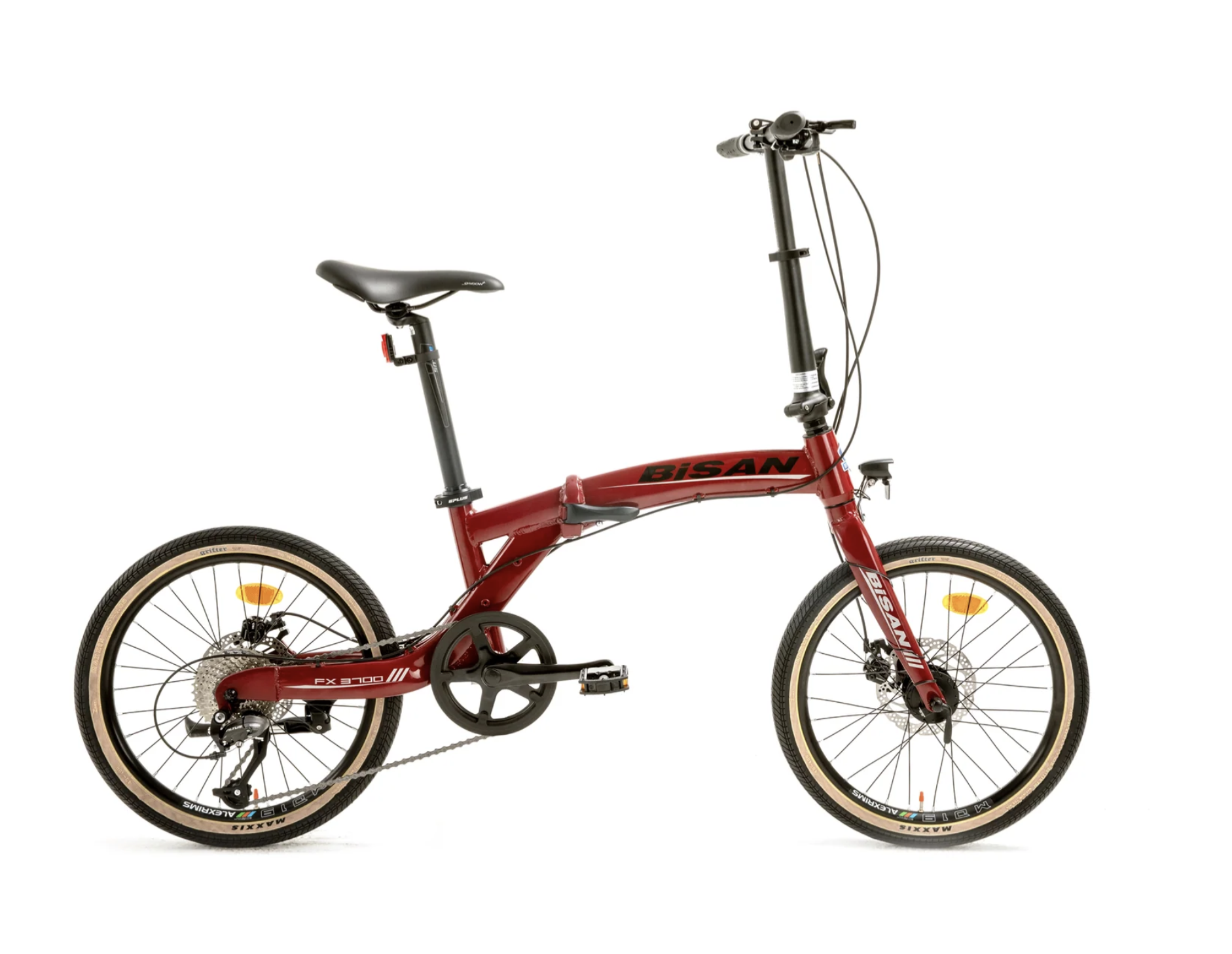 Bisan FX 3700 20″ Katlanır Bisiklet | 1×9 Shimano Altus • Mekanik Disk Fren