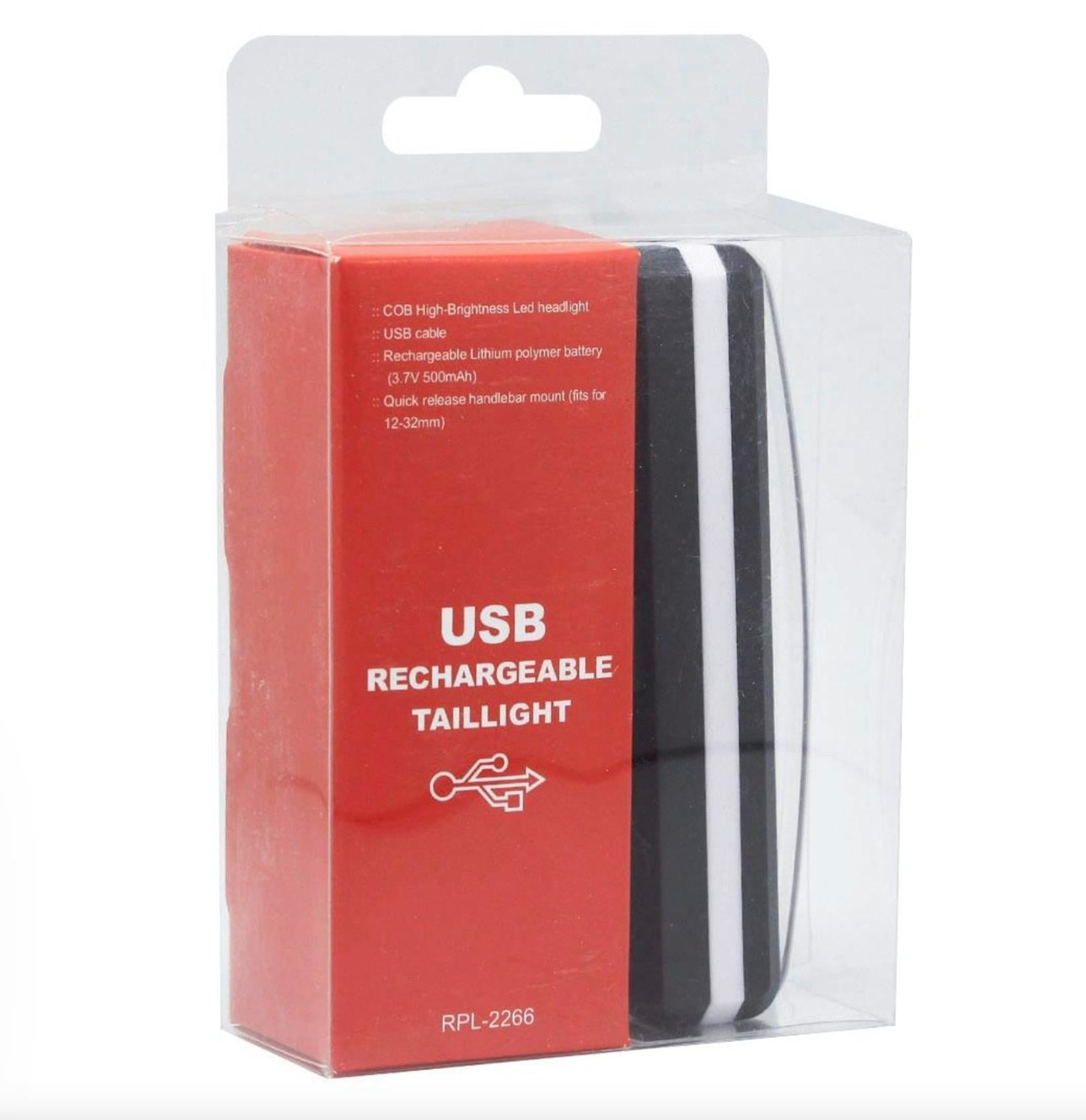 BİSİKLET ARKA LAMBA IŞIK STOP 100 LUMEN USB ŞARJLI BEYAZ
