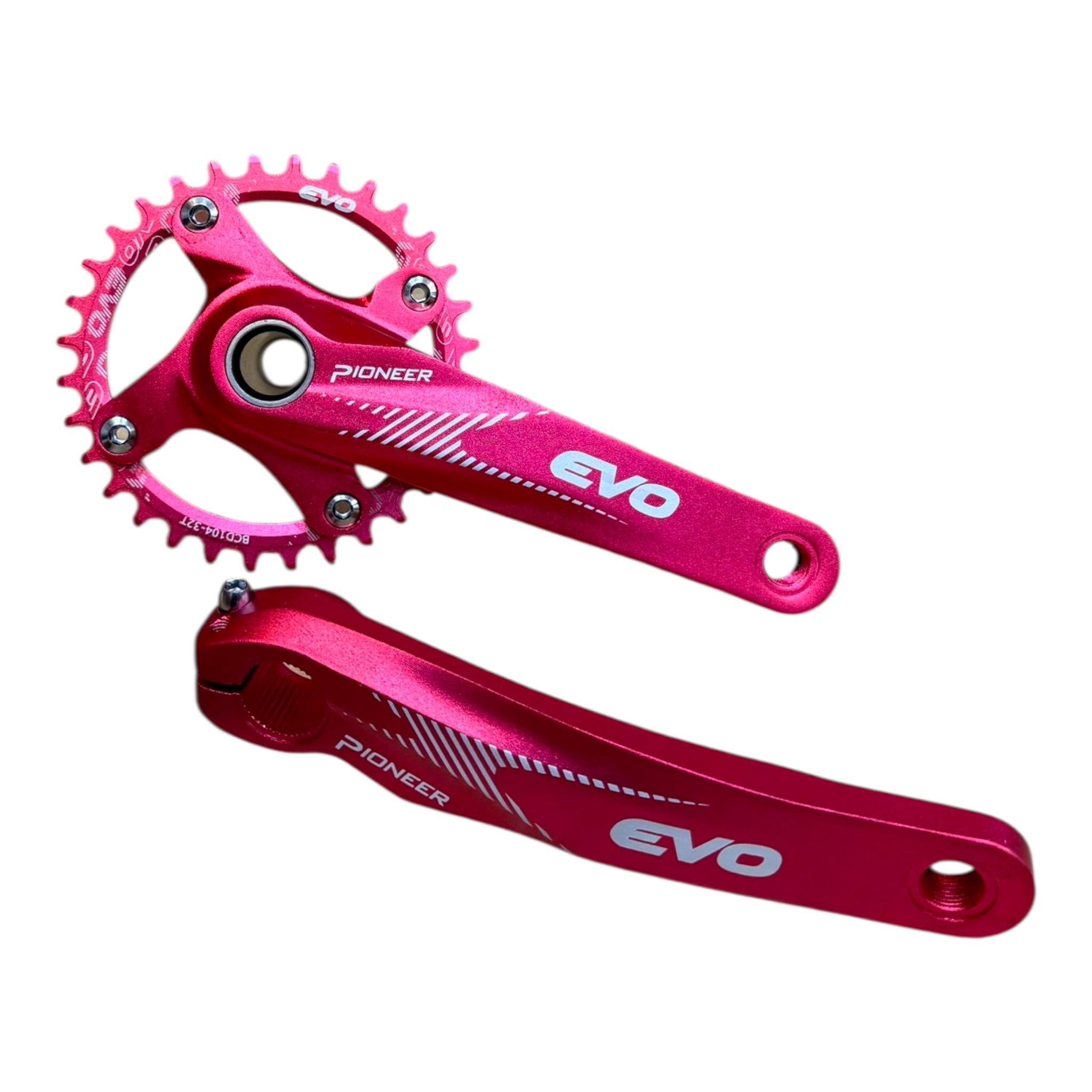 Evo Pioneer 32T Kırmızı Hallowtech Aynakol | Hallowtech Göbekli Ön Dişli