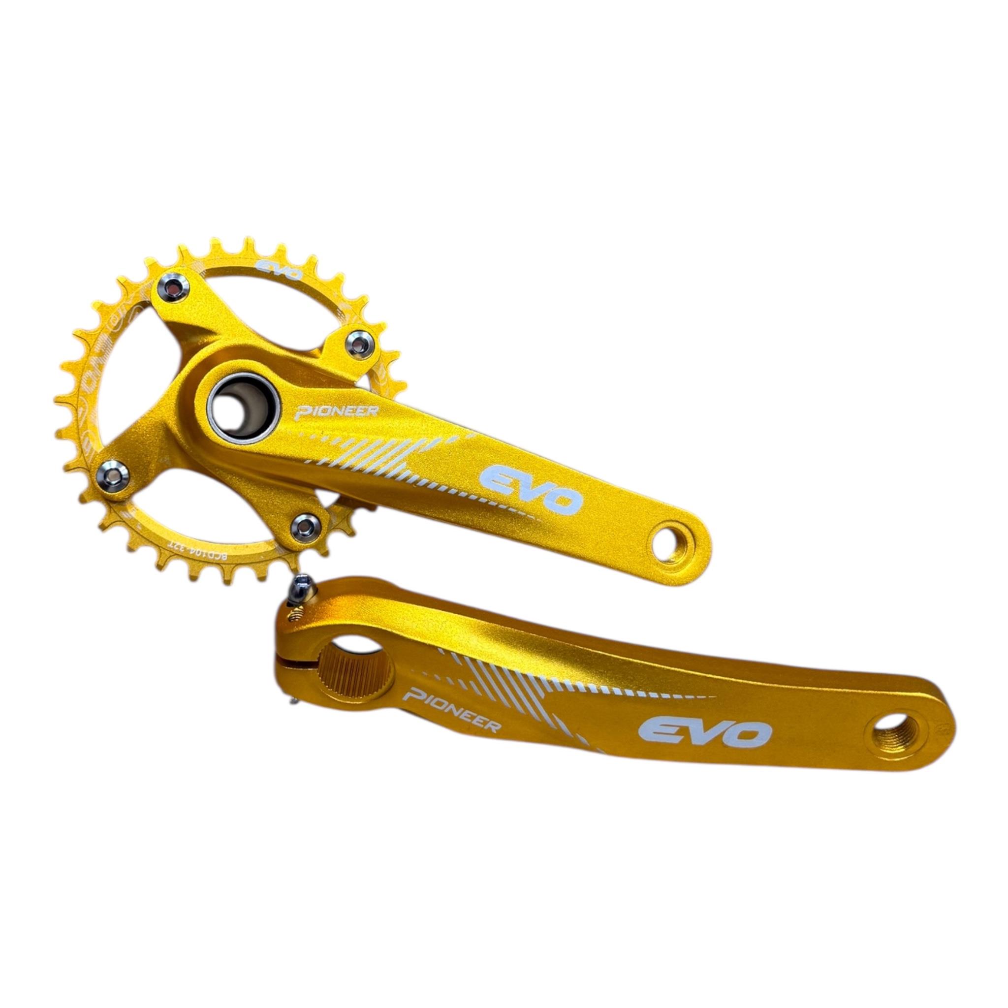 Evo Pioneer 32T Sarı Hallowtech Aynakol | Göbekli Tekli Ön Dişli Seti