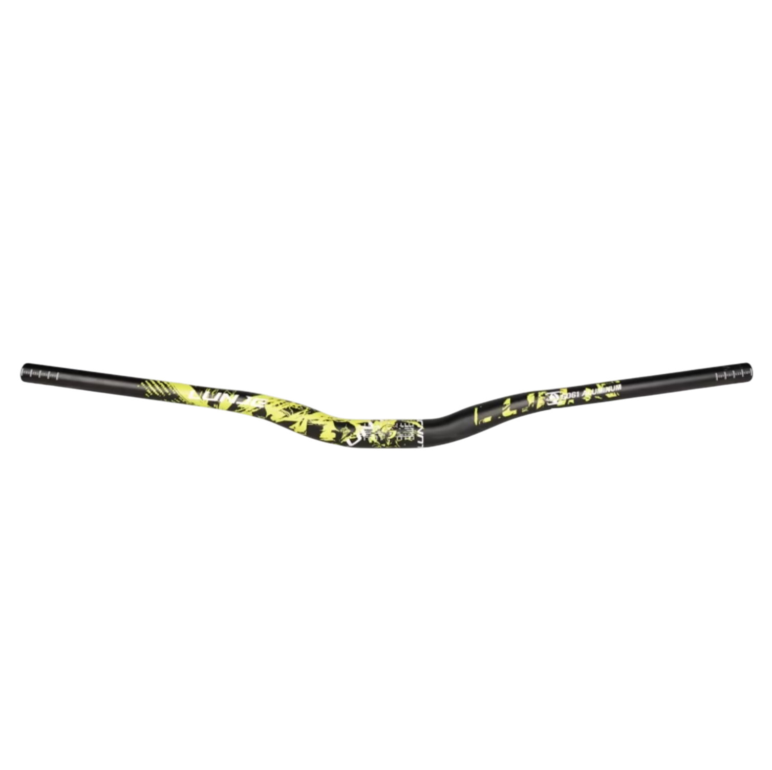 Lunje 78 cm Siyah Neon Sarı Bisiklet Gidonu | MTB Geniş Gidon
