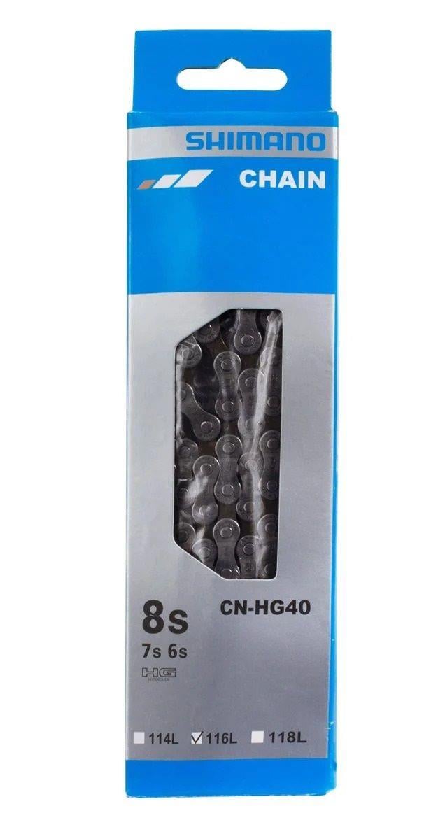 Shimano CN‑HG40 Zincir (6/7/8‑vites) | Quick‑Link ile 116 Bakla