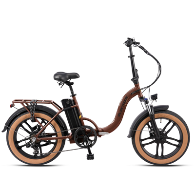 Elektrone Luna Katlanır Elektrikli Bisiklet 20” Fat Lastik | 250W Ananda Motor Shimano 7 Vites