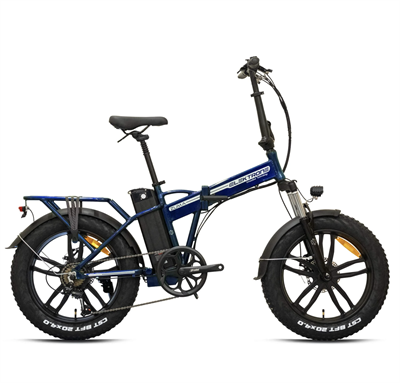 Elektrone Zuma Katlanır Elektrikli Bisiklet 20” Fat Lastik | 250W Motor Shimano 7 Vites