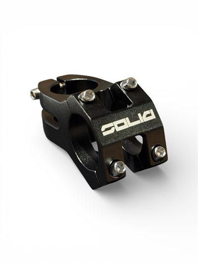 İmpact Solid 31.8 mm Siyah Bisiklet Gidon Boğazı | Alüminyum Stem