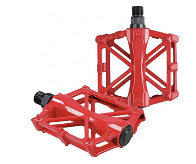 Kırmızı Bilyalı Bisiklet Pedalı | Hafif Alüminyum Platform