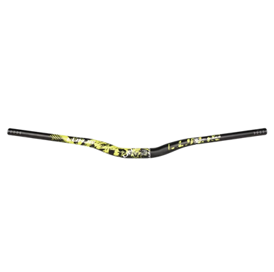Lunje 78 cm Siyah Neon Sarı Bisiklet Gidonu | MTB Geniş Gidon