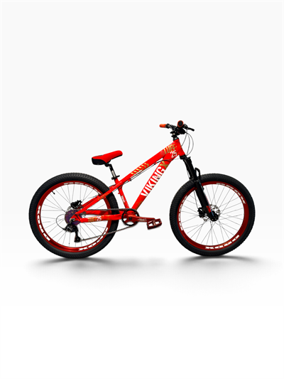 VikingX Inferno Edition Özel Konfigüre Dirt Jump Bisiklet | Kırmızı-Siyah