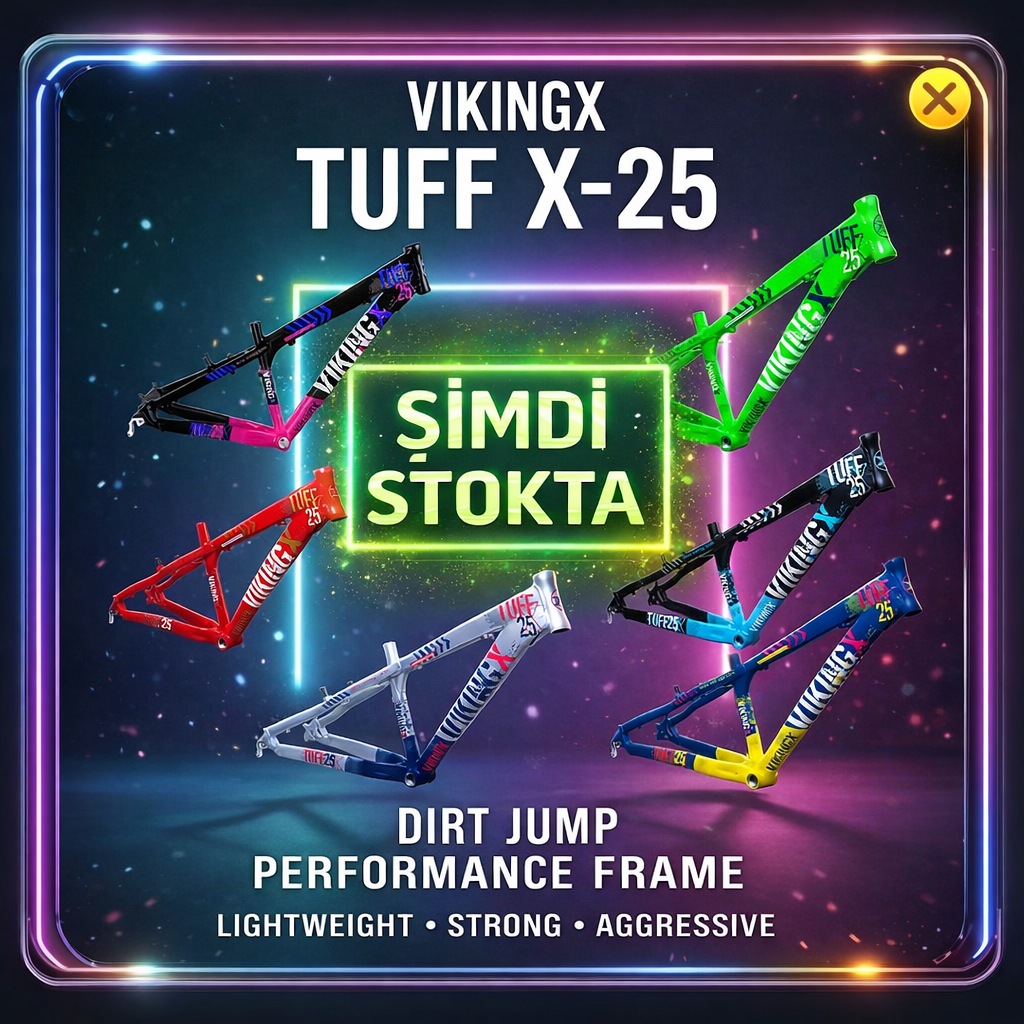VikingX Tuff X-25 Dirt Jump Kadro Mavi Gümüş – Hafif ve Dayanıklı