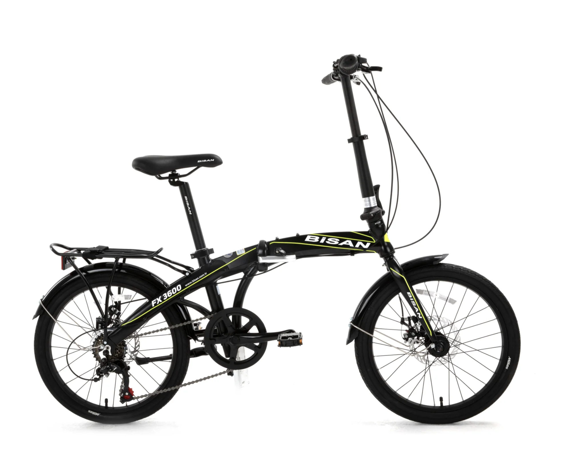 Bisan FX 3600 6S 20″ Katlanır Bisiklet | Shimano 1×6 Vites & Mekanik Disk Fren