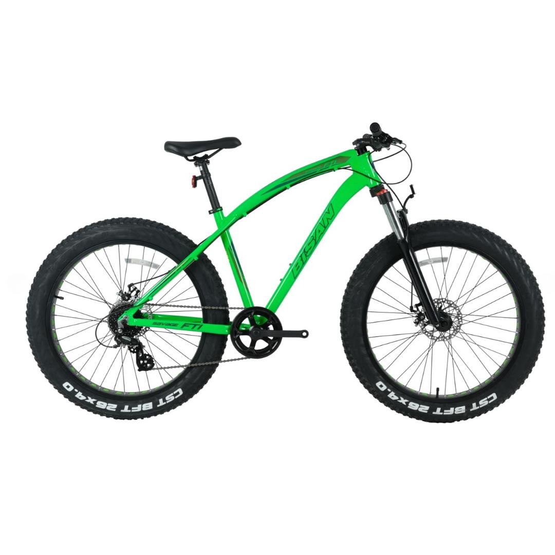 BİSAN SAVAGE FT1 ALTUS FATBIKE 26 JANT MD FREN YEŞİL - Dağ Bisiklet