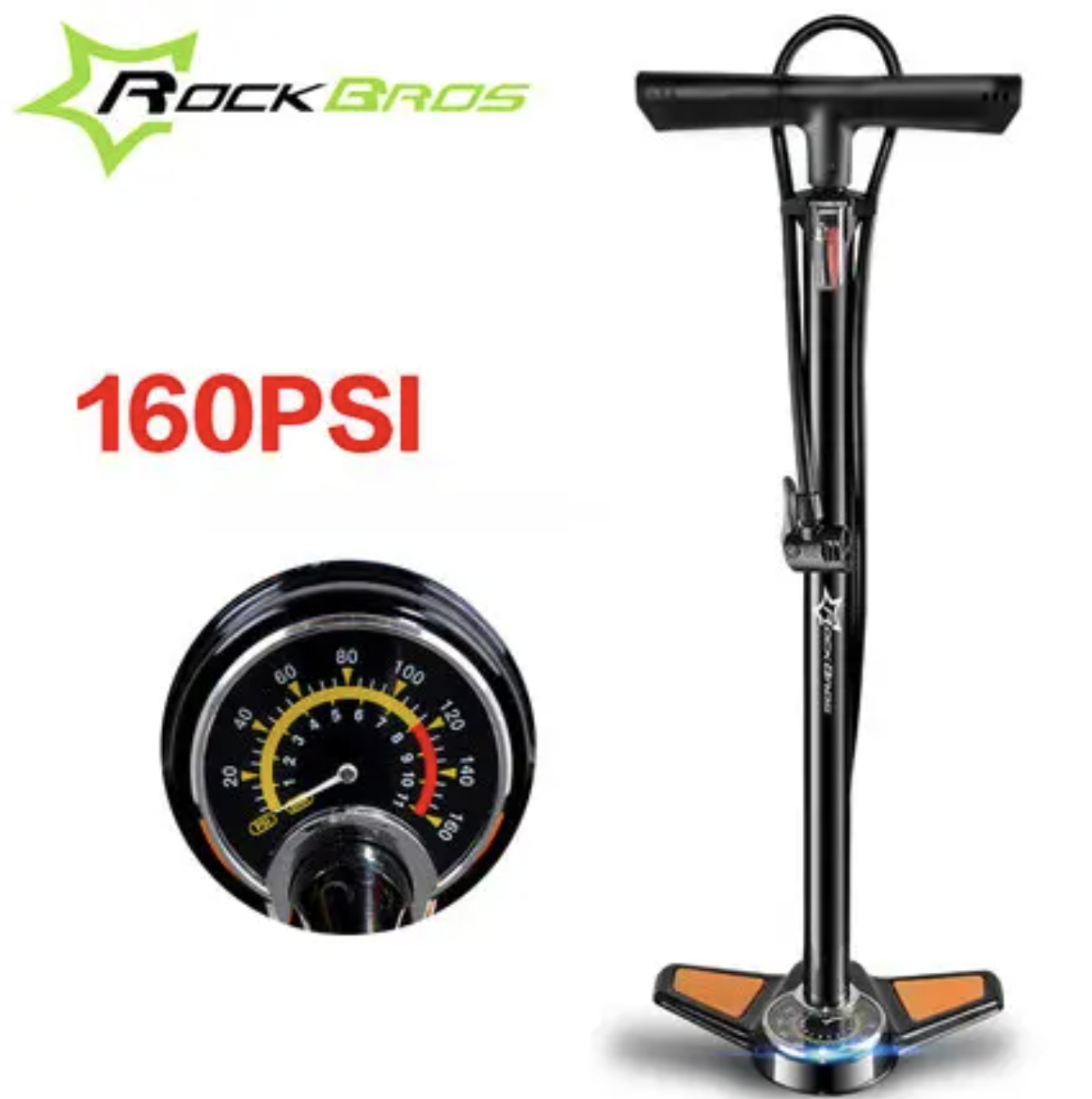 BİSİKLET AYAK POMPA 160 PSİ ROCKBROS XBYC-9016