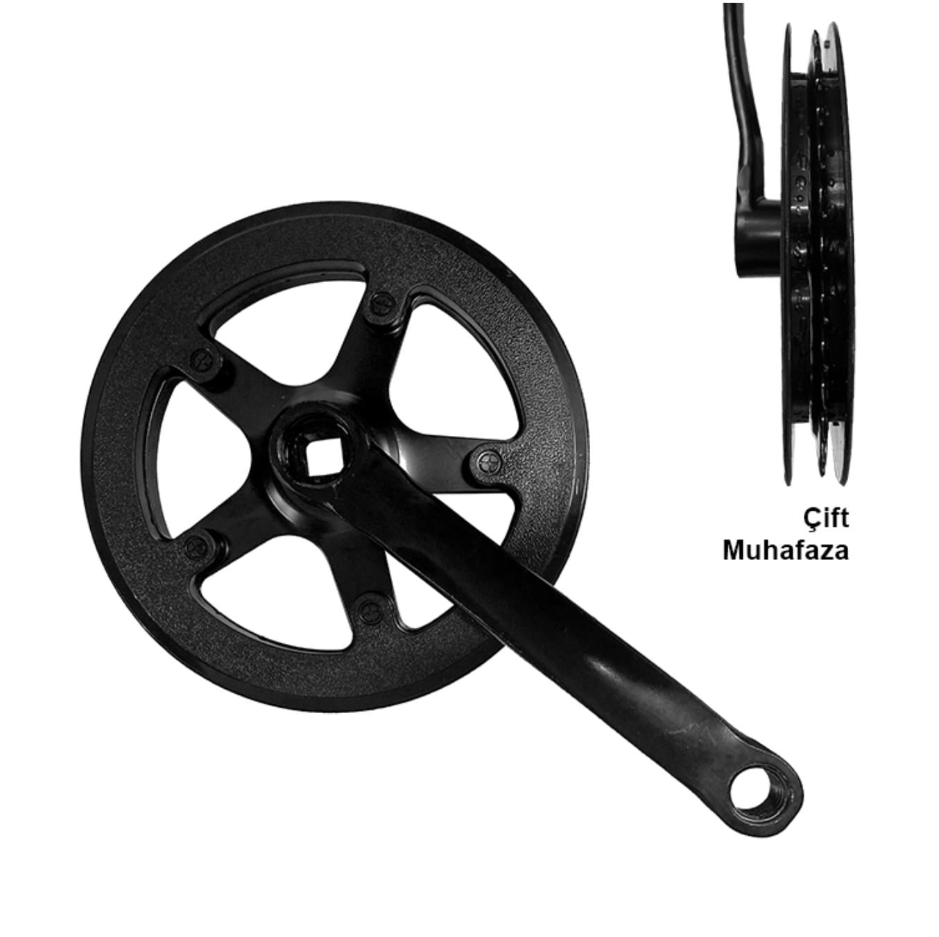BİSİKLET AYNAKOL 38T 152MM ÇİFT MUHAFAZALI