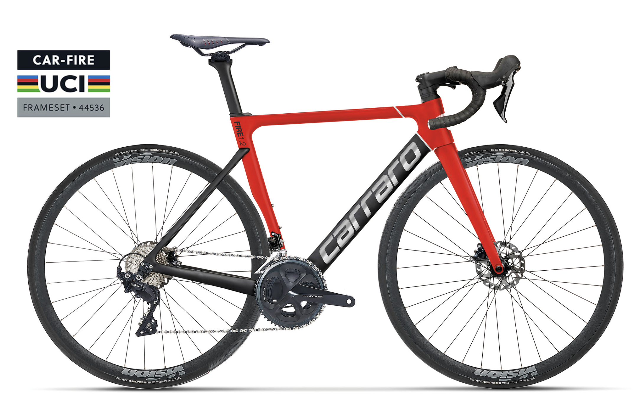 Carraro Fire C1.2 UCI 28” Karbon Shimano 105 22 Vites Yol Bisikleti