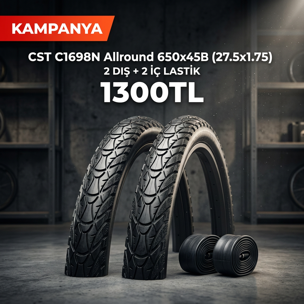 CST C1698N Allround 650x45B (27.5x1.75) Dış Lastik + İç Lastik Seti (2+2) – 1300 TL