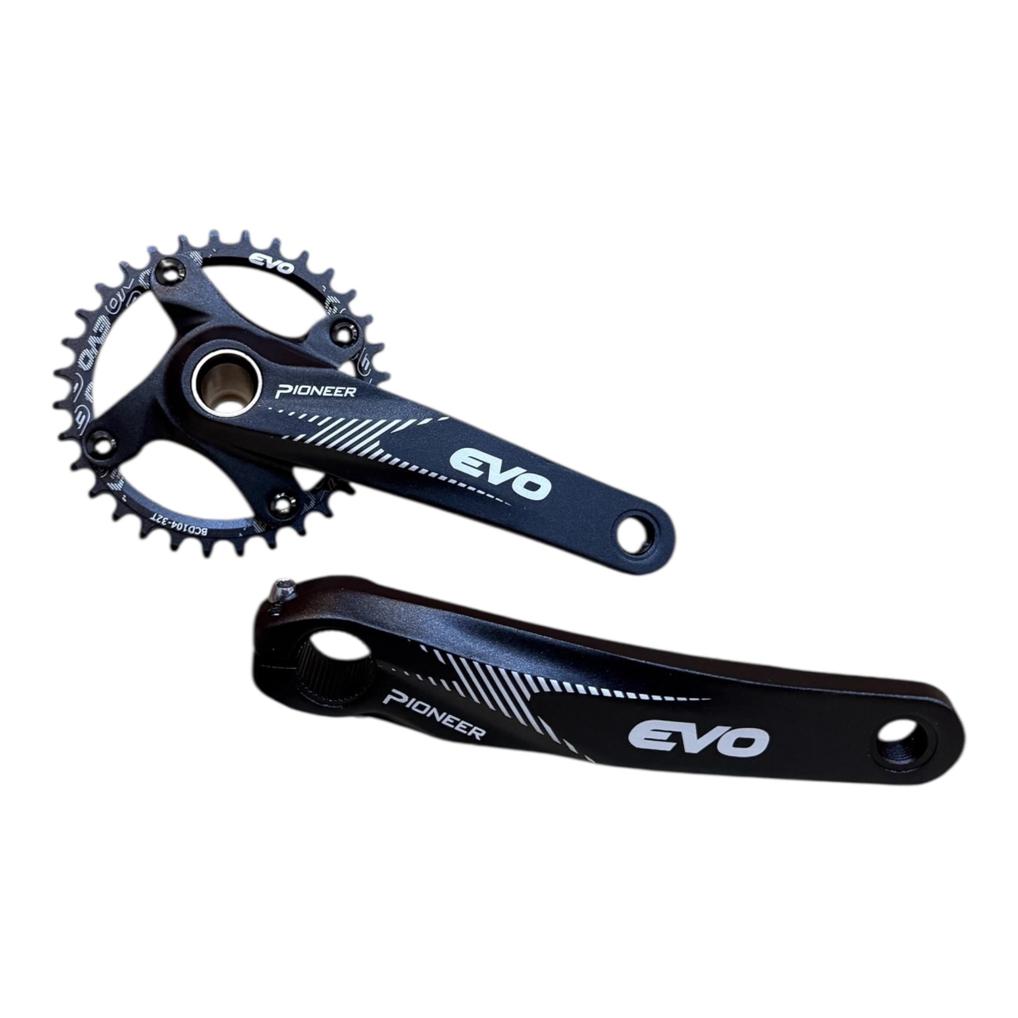 Evo Pioneer 32T Siyah Hallowtech Aynakol | Göbek Dahil Tekli Ön Dişli Seti