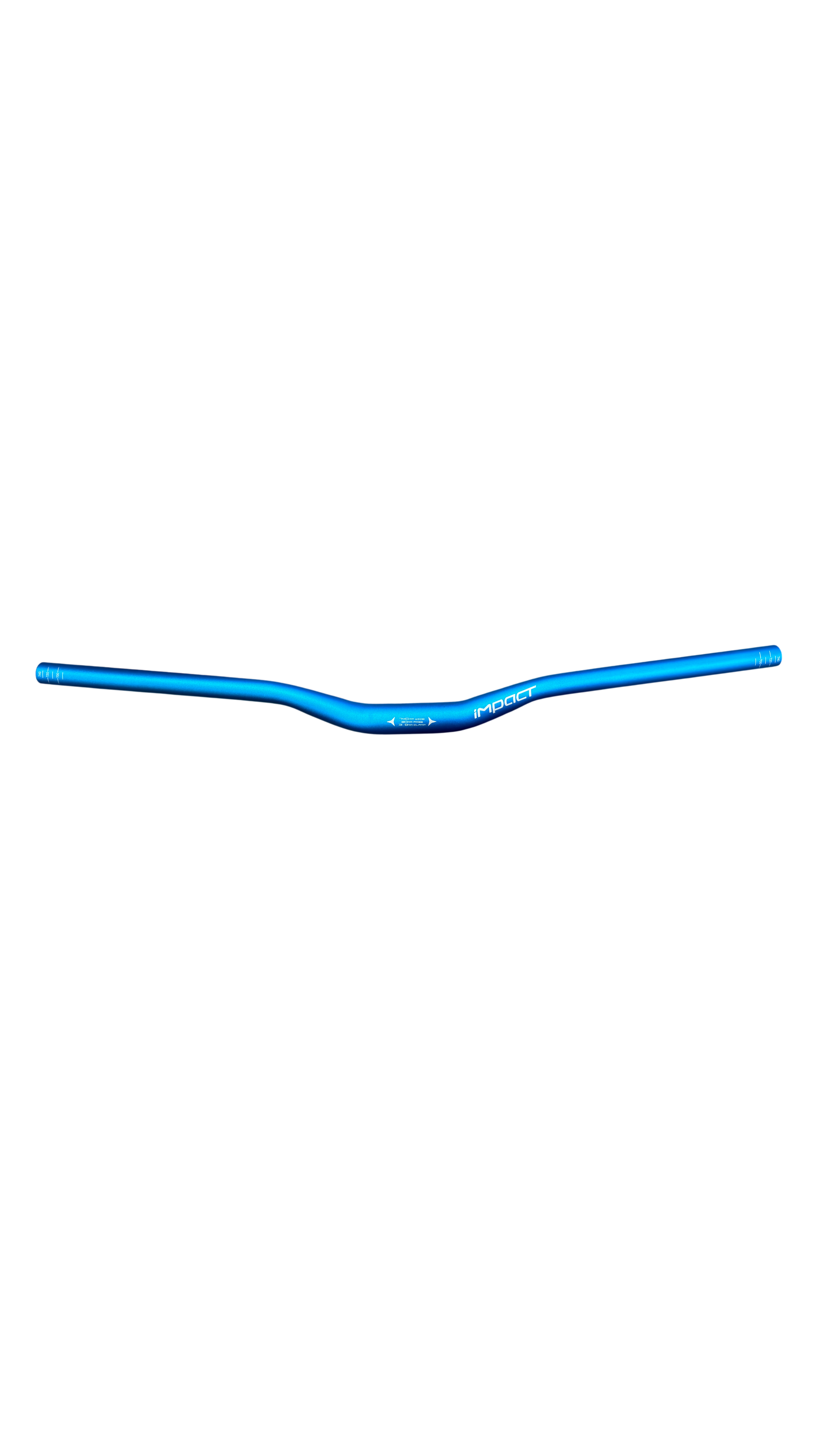Impact 74 Cm Mavi Bisiklet Gidonu | 31.8mm Oversize MTB Alüminyum Gidon – Dağ Bisiklet
