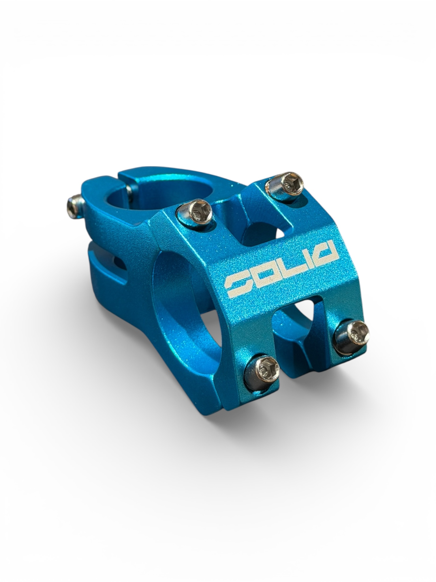 İmpact Solid 31.8 mm Mavi Bisiklet Gidon Boğazı | Dayanıklı Alüminyum Stem