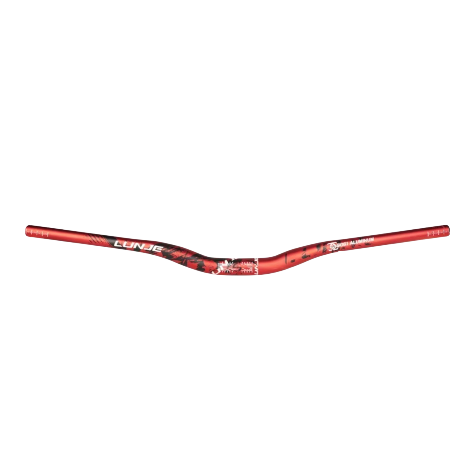 Lunje 78 cm Kırmızı Bisiklet Gidonu | Geniş Açılı MTB Gidon