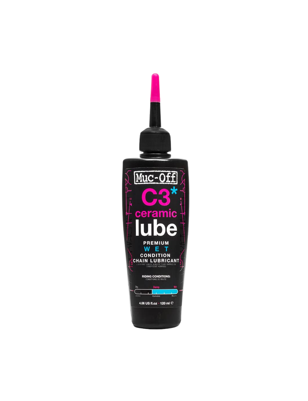 MUC-OFF C3 WET WEATHER CERAMİC BİSİKLET ZİNCİR YAĞI 120 ML