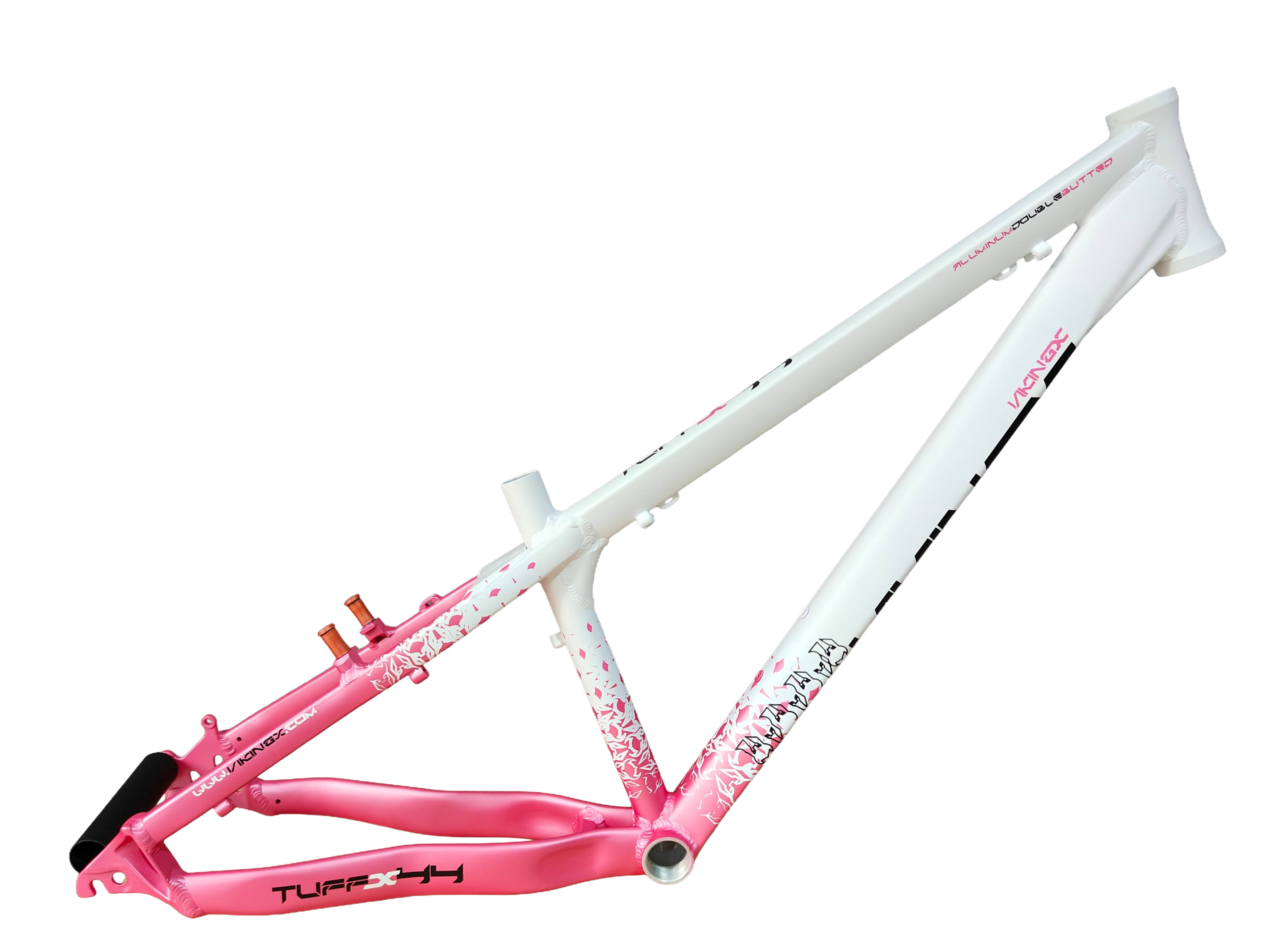 VikingX Tuff 44 27.5 Jant Beyaz Pembe Kadro | Dağ Bisiklet