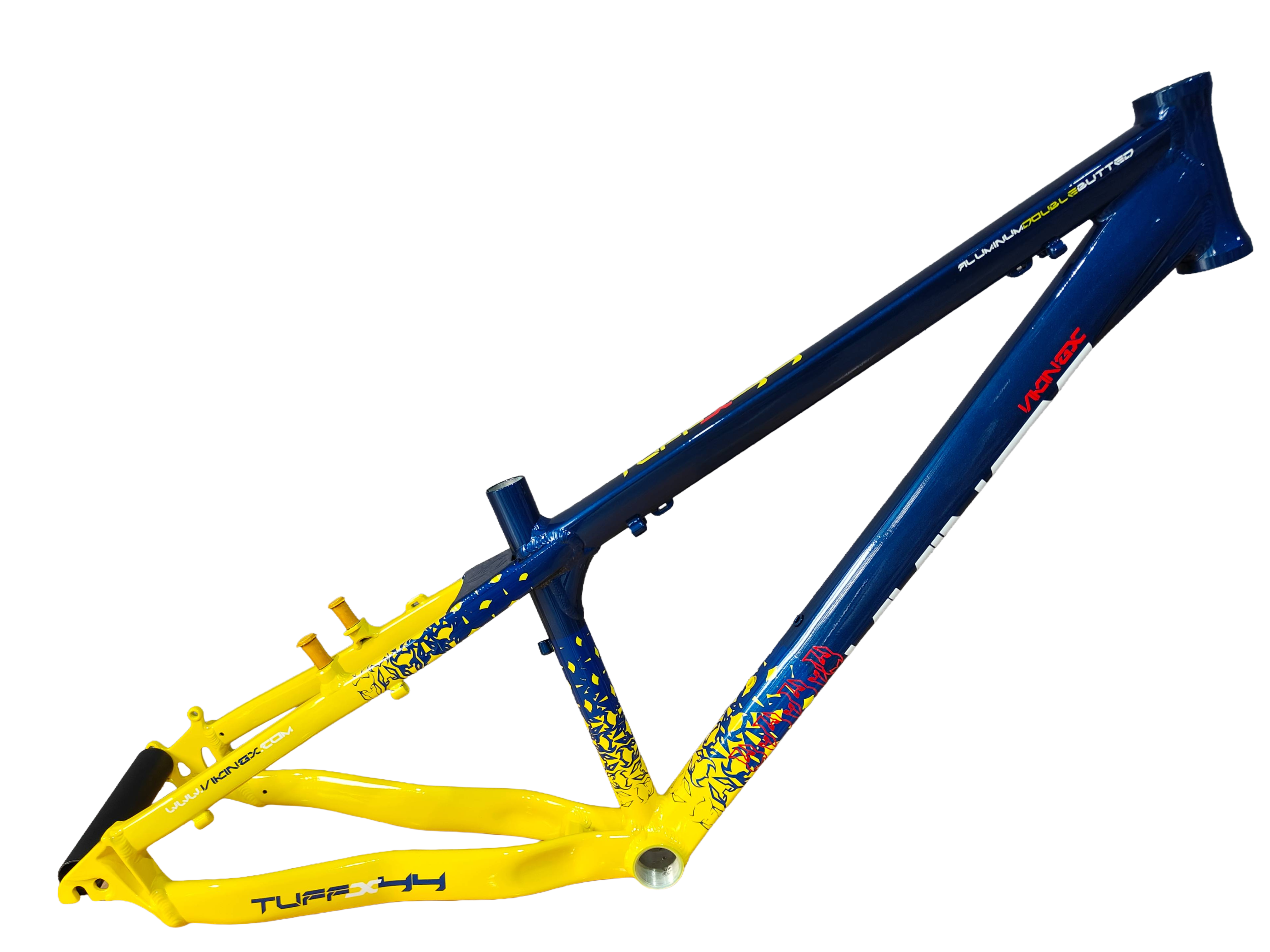 VikingX Tuff 44 27.5 Jant Lacivert Sarı Bisiklet Kadrosu