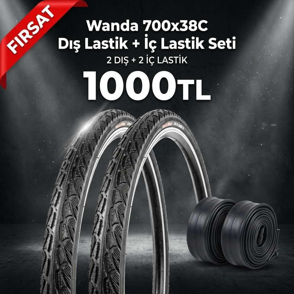 Wanda 700x38C Dış Lastik + İç Lastik Seti (2+2) – 1000 TL | 28 Jant Şehir Bisiklet Lastiği
