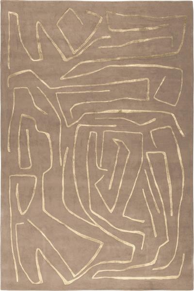 Line Brown Hand Tuft