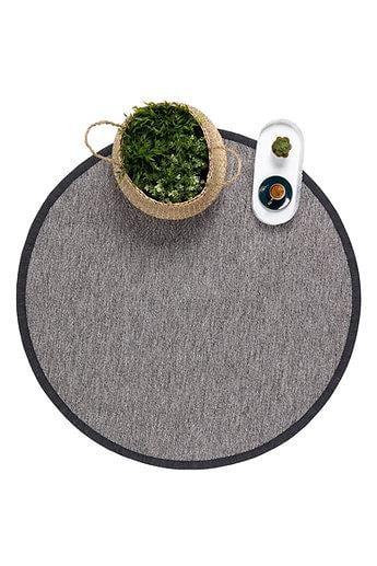 Doku Sisal-7316/36 Gri Daire Halı