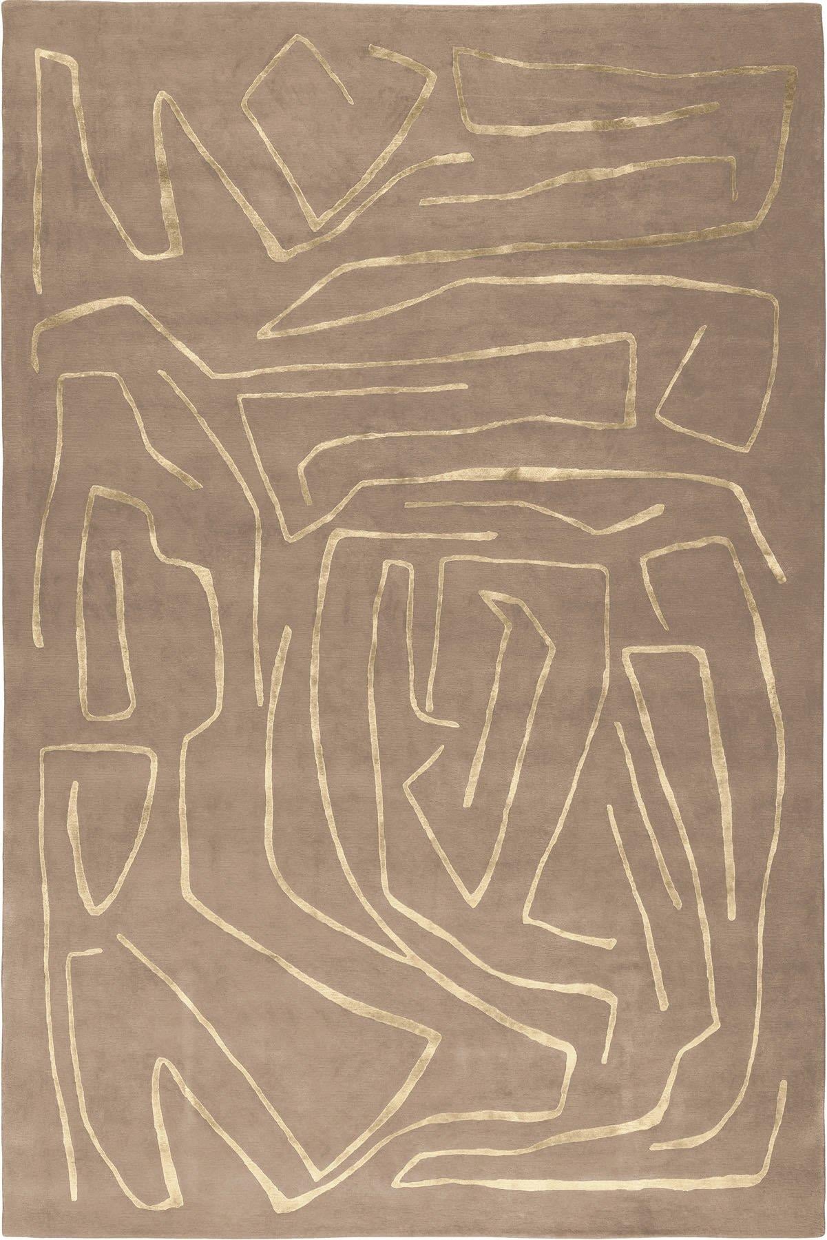 Line Brown Hand Tuft