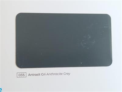 3X1500X3200 Mm Çift Taraflı Antrasit Gri Metalbond Kompozit Levha